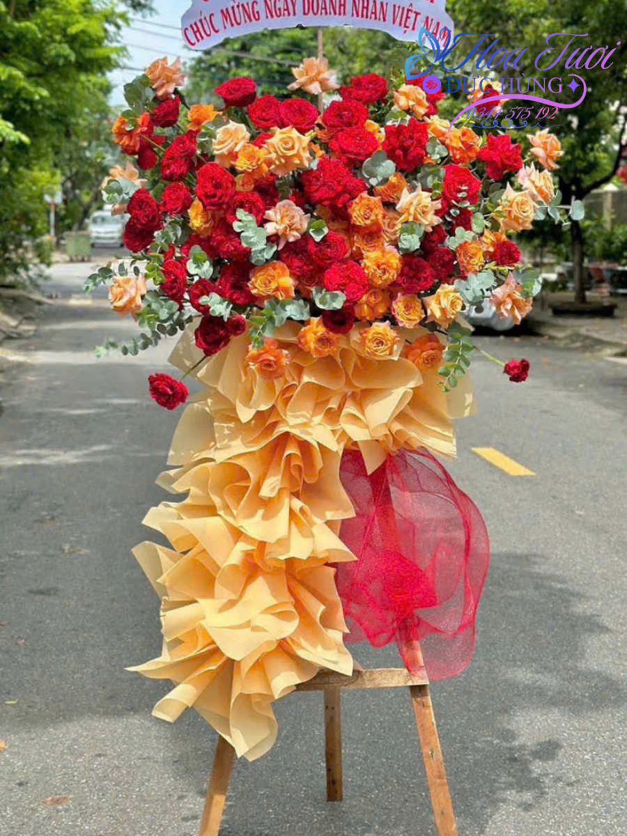 Kệ Hoa Chúc Mừng 077